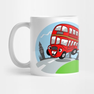 Funny London bus Mug